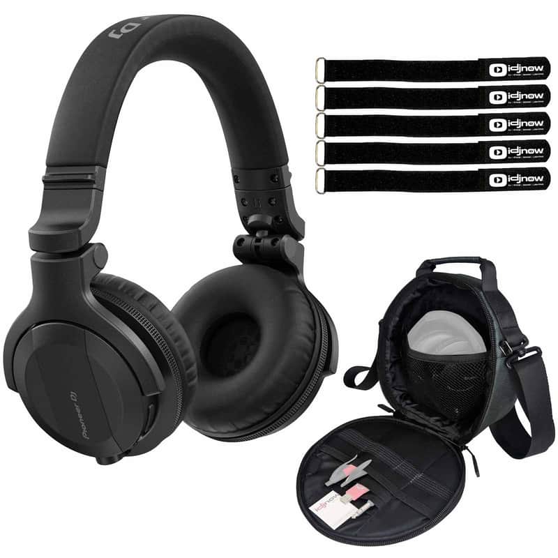 Pioneer HDJ-CUE1BT Bluetooth Wireless DJ Headphones in Matte Black w Carry Case image 1