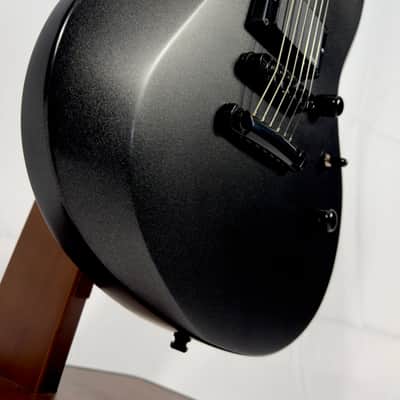 ESP E-II Viper Baritone Electric Guitar W/ OHSC 2017 - Charcoal Metallic Satin image 6