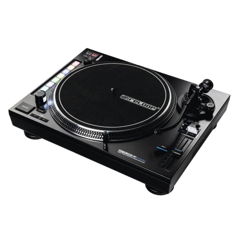 Reloop RP8000 Mk2 Advanced Hybrid Torque Turntable with Digital Control Section 2019 - Present - Black image 1