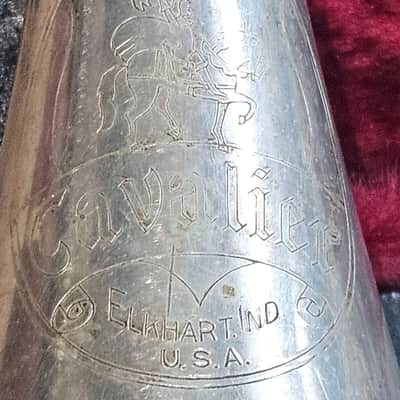 Cavalier American Silver-Plated Metal Clarinet, USA, Very Good Condition image 2