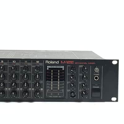 Roland M-12E 12-Channel Line Mixer 1990s - Black TGHM image 3