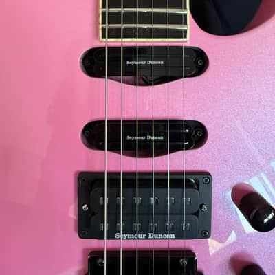 Jackson 1985 San Dimas Soloist - Bubblegum pink finish image 3