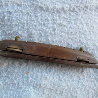 Vintage Rosewood Adjustable Guitar Bridge Cool 40's/50's/60's Era Rosewood Bridge image 1