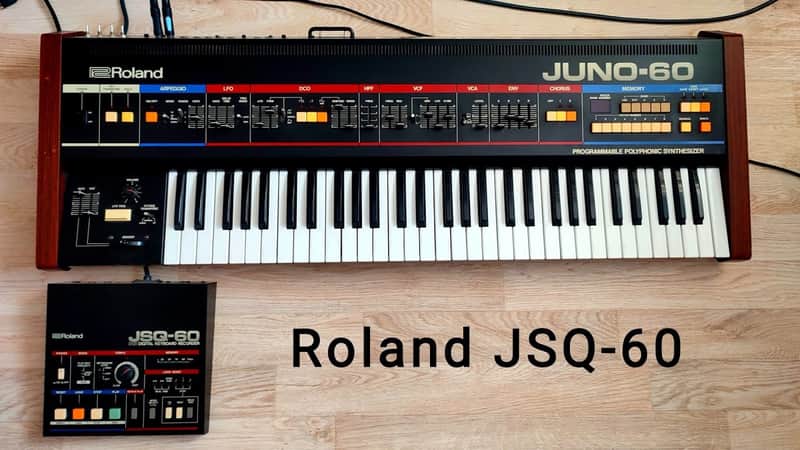 Roland Juno-60 61-Key Polyphonic Synthesizer with JSQ-60 Programmer Bild 1