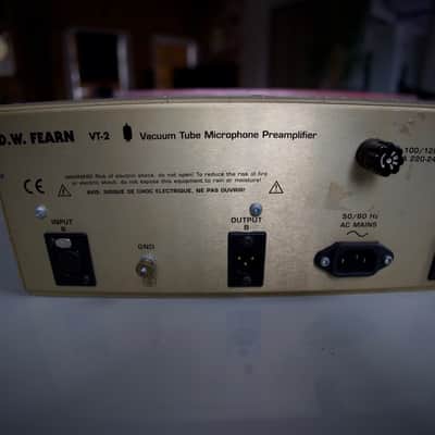 D.W. Fearn VT-2 Dual Channel Tube Mic Preamp 2004 - Red image 10