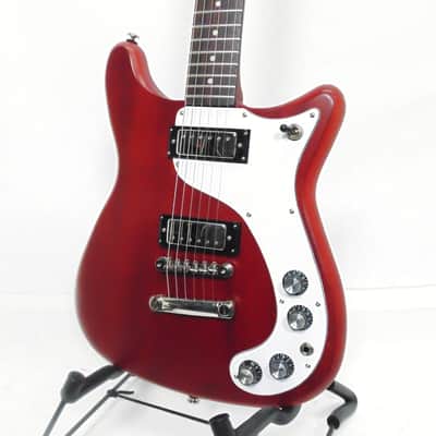 Epiphone   Wilshire Worn Red 66 Electric Guitar EPI-311671243 Worn Red image 3