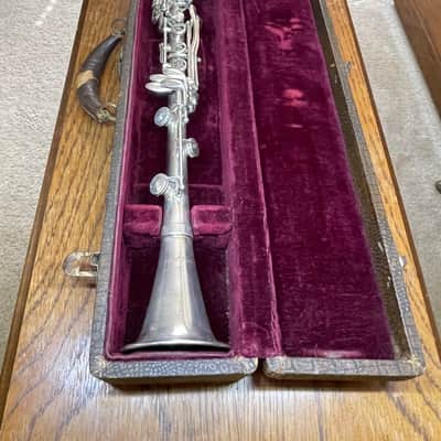 ✨Carl Fisher Metal clarinet✨ 1940s - Silver plate image 5