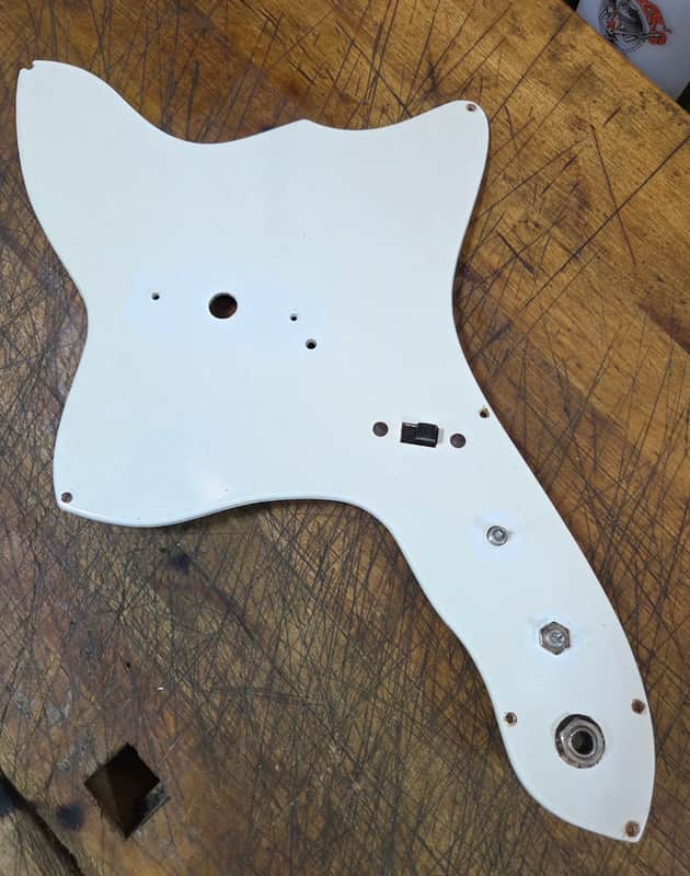 Vintage RARE 1966 Harmony Bobcat Loaded Pickguard Mini Pots Wiring Harness Switch Input Jack Luthier Parts image 1