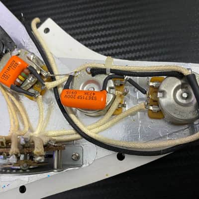 Prewired Strat Pickguard Loaded W/ Seymour Duncan SSL-1 Vintage Staggered Black | S-S-S Set | DHL Express Service included | image 5