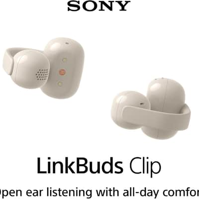 Sony LinkBuds Clip Open-Ear Truly Wireless Earbuds - Greige WFLC900/C image 2