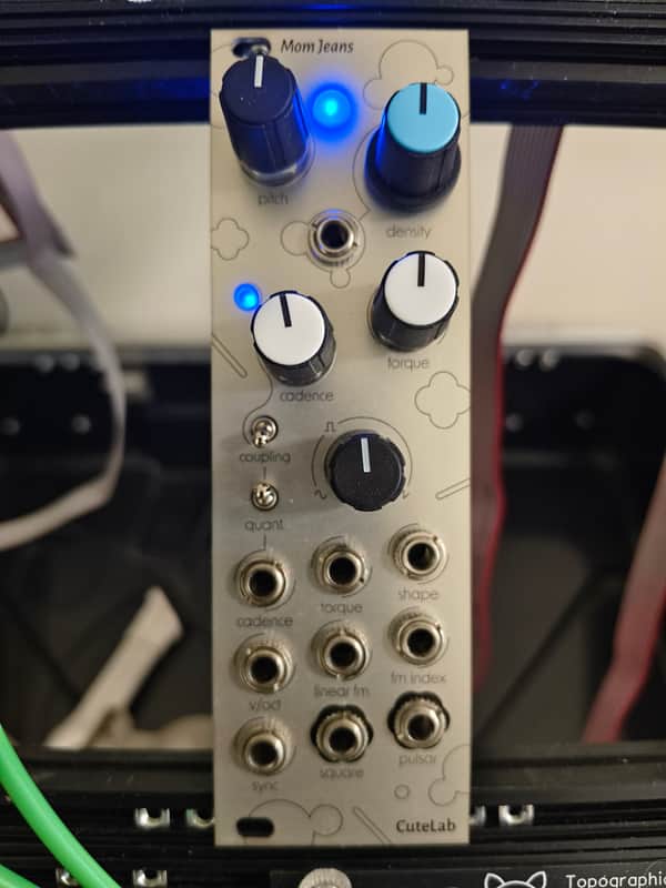 CuteLab Mom Jeans pulsar synthesis oscillator with grain width modulation image 1