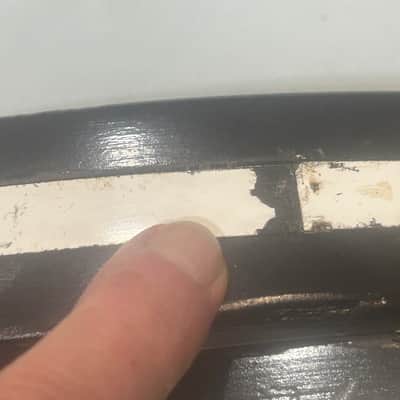 Ludwig 14" deep X 22" head Vistalite Bass Drum (11285-1236) Early 70's - Black Vistalite image 18