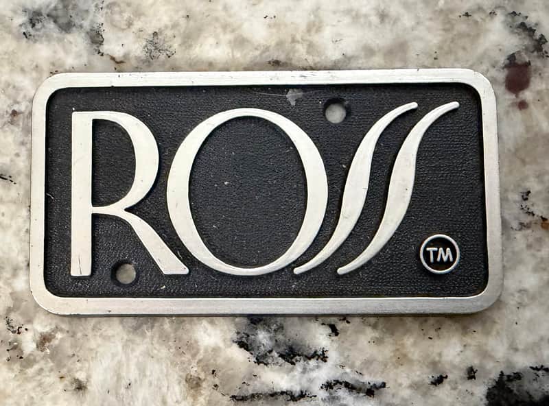 Ross Amp Logo Badge Emblem Cabinet image 1