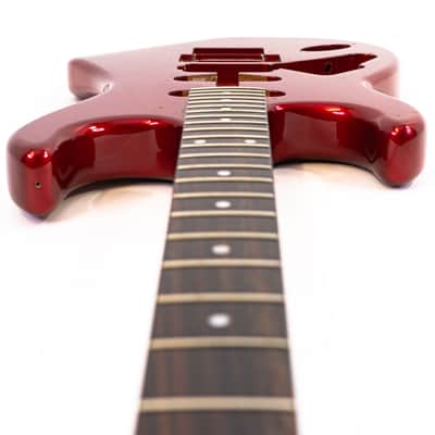 Left-Handed Kramer Striker Super Strat Neck and Body Metallic Red - Unloaded Shell Project Guitar image 10