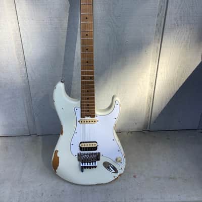 EVH Frankenstein Series Relic White With Upgrades image 8