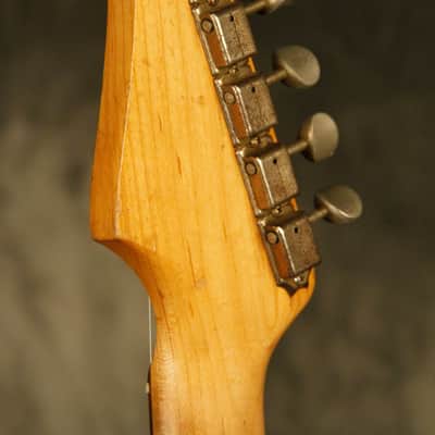 1964 pre-CBS Fender Stratocaster R&R Candy Apple Red '60s nitro factory refinish image 12