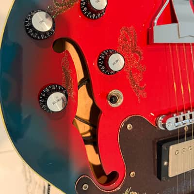 Webb ES 335 USA - Custom Semi Hollow Body 1990-2010 - Unique Boutique Art Guitar image 6