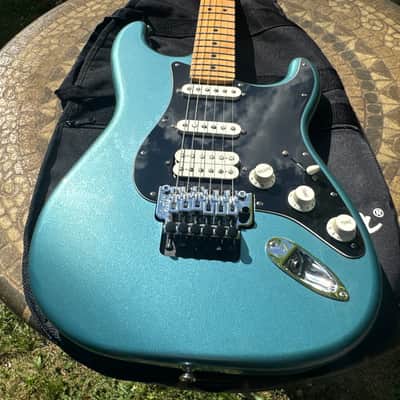 2019 Fender player Stratocaster Tidepool Blue HSS Floyd Rose image 7