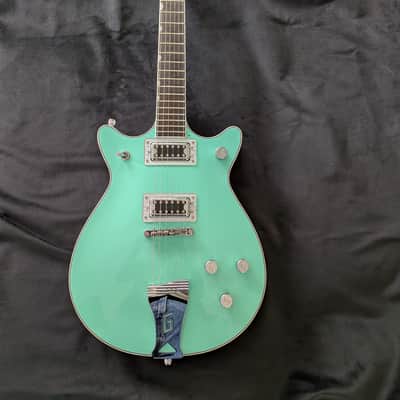 Gretsch G5237 Electromatic Double Jet FT 2020 - Surf Green and White image 1