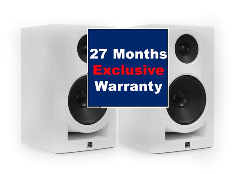 Kali Audio IN-8 V2 8" Active Studio Pair Monitor - White image 1
