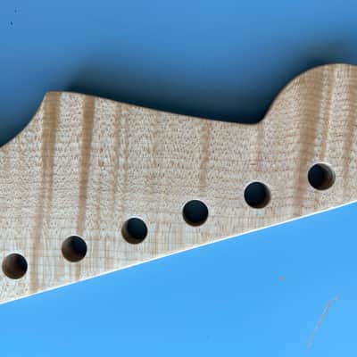 Musikraft Strat style Maple with Rosewood Fretboard 24 3/4" Scale LSR Nut 2024 - Gloss Nitrocellulose image 4