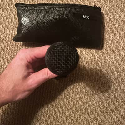 Telefunken M80 Dynamic Microphone CUSTOM Raw Silver Finish w/ OG Pouch and Clip image 3