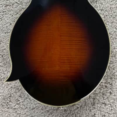 The Loar LM-700E-VS Supreme F-style Acoustic-electric Mandolin -Vintage Sunburst image 8