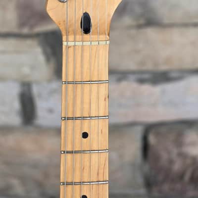 Fender "Squier Series" Standard Stratocaster with Maple Fretboard 1995 - Black with Fender TexMex pickups image 3