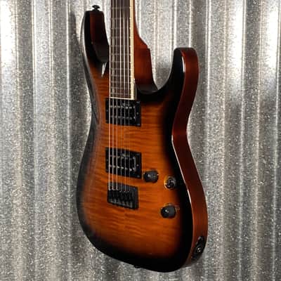 ESP LTD H-200 Flame Top Dark Brown Sunburst Guitar H200FMDBSB #2092 Used image 6