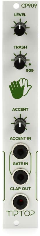 Tiptop Audio CIP909 Eurorack Analog Claps Module - White image 1