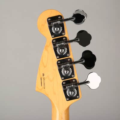 Fender Pawn Shop Mustang Bass - 2012 - White w/Competition Stripe image 10