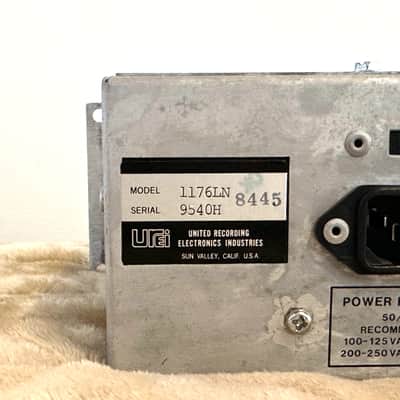 Urei 1176LN Rev. H Limiting Amplifier 1970s - 1980s, s/n 9540H - Silverface image 8