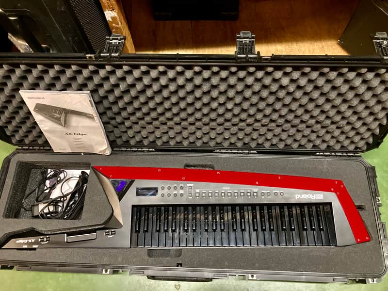 Roland AX-Edge 49-Key Keytar Synthesizer 2018 - Present - Black / Red image 1