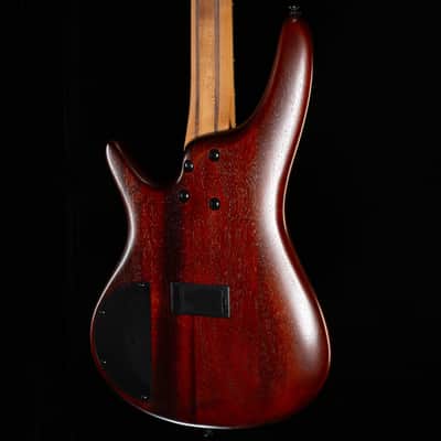 Ibanez SR500AMHL SR Standard 4 String Electric Bass Mahogany Brown Burst Low Gloss (467) image 2