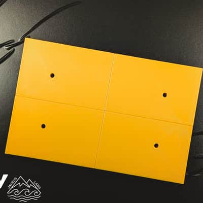 FAV Guitars 2 Humbucker Pickup Rings and 1 Screw Locator Jig Combo (Drizzle or Speck) image 4