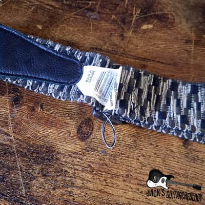 Levy's Leathers Woven/Poly Guitar Strap *USED* (2010s - Black/Grey) image 6