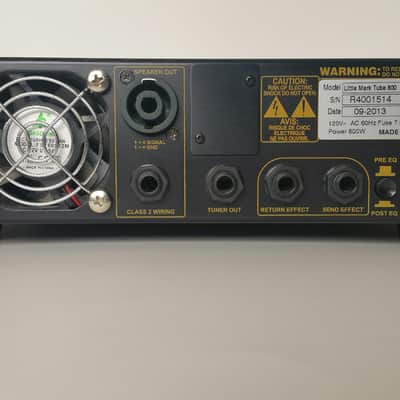 Markbass Little Mark Tube 800 Bass Amp Head image 2