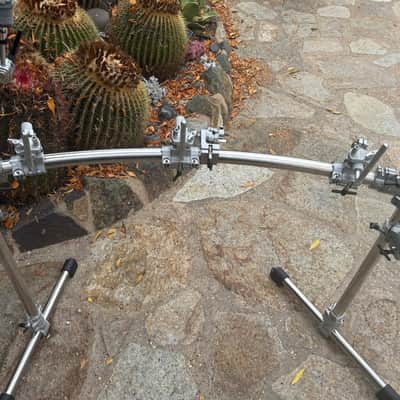 DW Main Rack Package + PDP Side Rack w/ Cymbal Arms / Clamps/ L RODS image 10