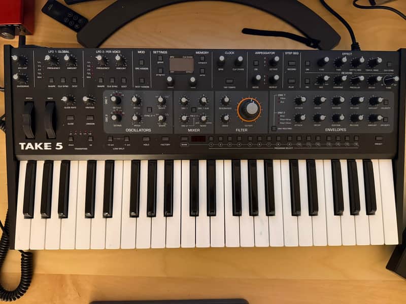 Sequential Take 5 44-Key 5-Voice Compact Polyphonic Synthesizer 2021 - Present - Black image 1