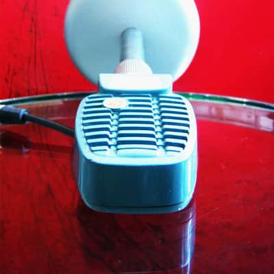 Vintage 1950's General Electric 97U29 / Shure 510 microphone Hi Z 99H86 w period Atlas DS7 desk stand # 2 image 12