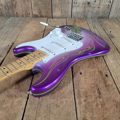 Fender Stratocaster MIM Gene Winfield Custom Pinstripe Finish 2010 w/ hard case image 11
