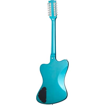 Gibson 1965 Non-Reverse Firebird V 12-String Reissue Electric Guitar - Aqua Mist VOS image 3