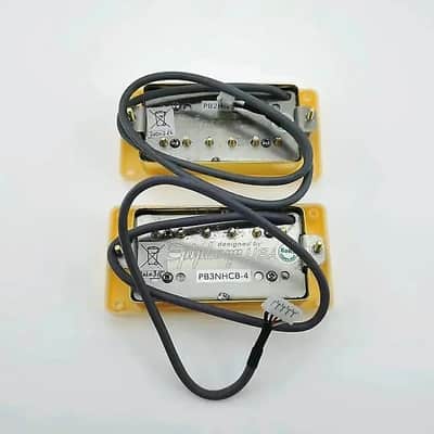 Epiphone Black ProAlnico Humbucker Pickups Set Fit Epiphone Humbucker Pickups Set image 2