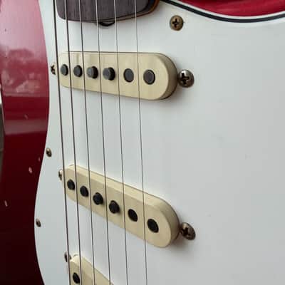 2026 Fender Custom Shop Stratocaster Pro W25 Relic - Candy Apple Red image 4