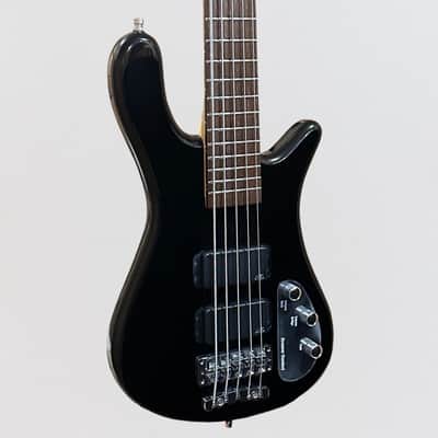 Warwick RockBass Streamer Standard 5-String Electric Bass Guitar - Black image 2