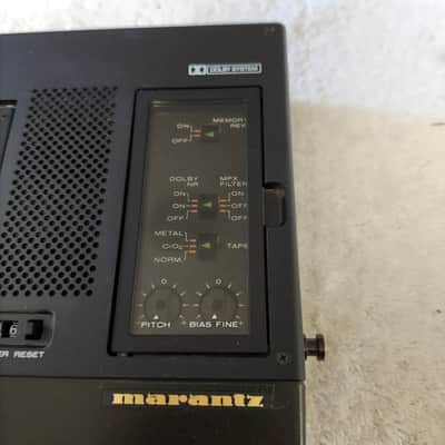 Ner Mint Marantz PMD420 Rebuilt 2-Head Portable Cassette W/Accessories image 5