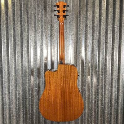 LAG Guitars T98DCE Natural Dreadnought Acoustic Electric Guitar #2194 image 10