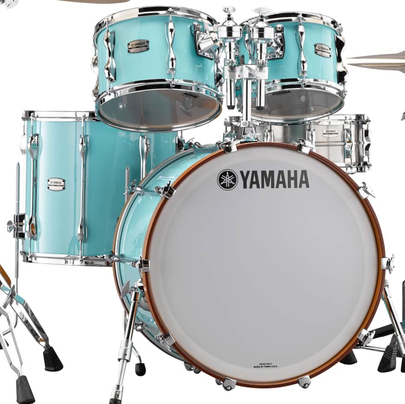 Yamaha New Recording Custom 4pc w/ 22x16 Bass Drum Shell Set - Surf Green - IN STOCK! image 1