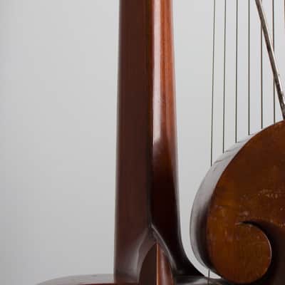 Gibson Style U Harp Guitar (1908), ser. #7554, Mark Leaf molded fiberglass hard shell case. image 9