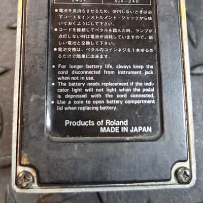Boss OD-1 Overdrive Long Dash 1980's MIJ JRC4558D chip Vintage Japan Boost Silver Screw image 7